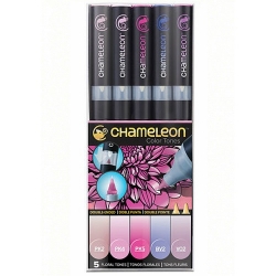 Chameleon Pen Color Tones Floral Tones - sada 5 ks 