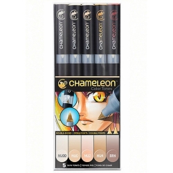 Chameleon Pen Color Tones Skin Tones - sada 5 ks 