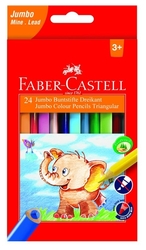 Faber-Castell Jumbo ECO Pastelky, sada 24 ks - Sloník