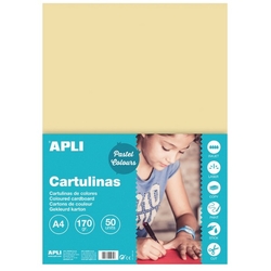  APLI Farebný papier, A4, 170 g/m², 50 listov