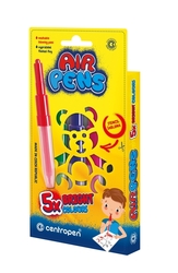 Centropen Blo Pens Bright Fúkacie fixy sada 5 farieb s 1 šablónou