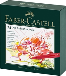 Faber-Castell PITT umelecké perá, Studiobox set, sada 24 ks
