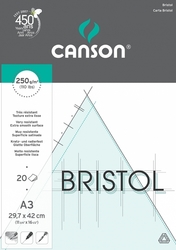 Canson Bristol Skicár, 250 g/m², 20 listov