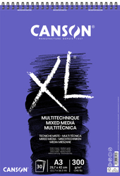 Canson XL Mix Media Skicák 300 g/m², krúžková väzba