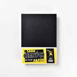 Bobo Sada čiernych papierov A4, 80 g/m², 50 listov