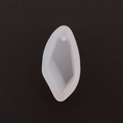 Silikónová forma Diamant - prívesok 2 x 4 x 1,1 cm