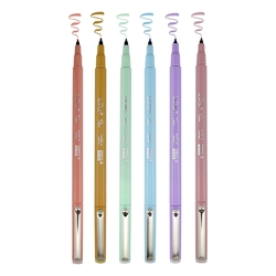 Marvy Uchida LepPen Flex PASTEL Popisovače - sada 6 ks