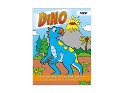 MFP Dino - omaľovánka podľa čísel pre deti - A4