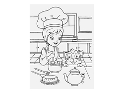 MFP Malá kuchárka - omaľovánka pre deti, A4
