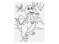 MFP Dinosaury - omaľovánka pre deti - A4