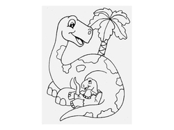 MFP Dinosaury - omaľovánka pre deti