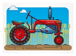 MFP Traktory - omaľovánka pre deti A5