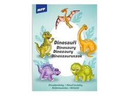 MFP Dinosaury 2 - omaľovánka pre deti, A4, 32 strán