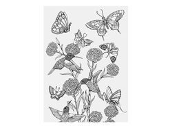 MFP Motýlie záhrady - omaľovánka, A4