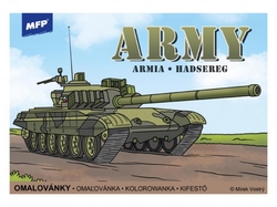 MFP Army, omaľovánka pre deti, A5