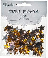 DP Flitre Dekoračné hviezdičky, 100 ks - zlaté