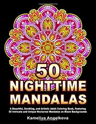 50 Nighttime Mandalas - Kameliya Angelkova