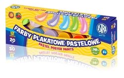 Astra Temperové farby, sada 12 ks/20 ml - pastelové
