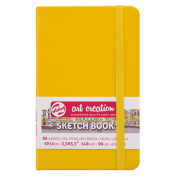 Royal Talents Art Creation Sketch Book, Skicár, pevná väzba - žltý