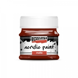 Pentart Acrylic akrylová farba matná, 50 ml - bordová