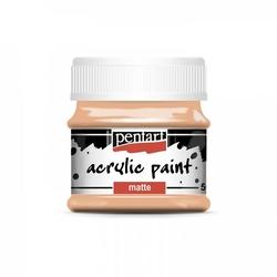 Pentart Acrylic akrylová farba matná, 50 ml - lososová