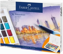Faber-Castell Akvarelové farby, sada 36 ks