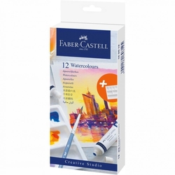 Faber-Castell Akvarelové farby v tube, sada 12 ks