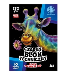 Astra Skicár 170g/m², 10 listov - čierny