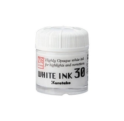 Kuretake White ink 30 - biely atrament, 30 g