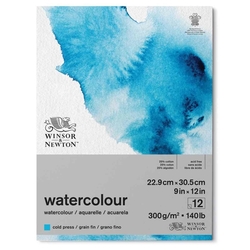 Winsor & Newton Watercolor Skicár na akvarel, 300 g/m², 12 listov