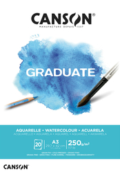 Canson Graduate Aquarelle Skicár 250 g/m², 20 listov