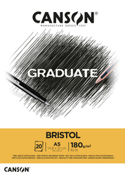 Canson Graduate Bristol Skicár 180 g/m², 20 listov