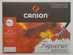 Canson Figureas Papier 24 x 32 cm, 290 g/m², 6 listov