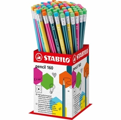 Stabilo Pencil 160, Ceruzka grafitová s gumou HB, 1 ks