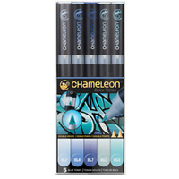 Chameleon Pen Color Tones Blue Tones - sada 5 ks