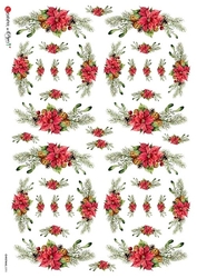 Paper Designs Ryžový papier na decoupage A4 - Vianoce / 0293