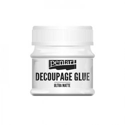 Pentart Decoupage Glue utra matt, Decoupage lepidlo s lakom, ultra matné
