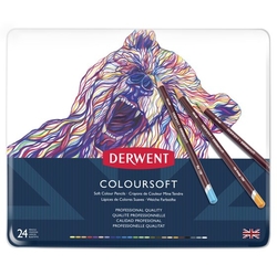Derwent Coloursoft umelecké pastelky, sada 24 ks