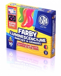 Astra Dekoračné farby fluorescenčné, sada 6 ks