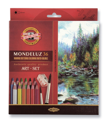 Koh-i-noor Mondeluz Art-set, akvarelové pastelky, sada 24 ks PK