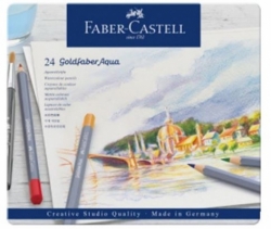 Faber-Castell Goldfaber Aqua - akvarelové pastelky, sada 24 ks