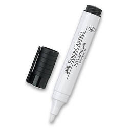 Faber-Castell PITT umelecké pero hrubé, biele