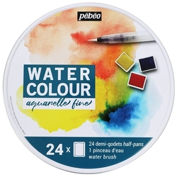 Pébéo Watercolour Aquarelle, Akvarelové farby, sada 24 x 10 ml