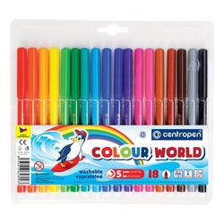 Centropen Colour World Fixy, sada 18 ks