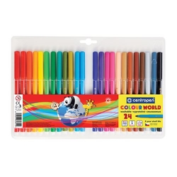 Centropen Colour World Fixy, sada 24 ks