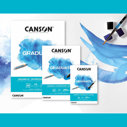 Canson Graduate Aquarelle Skicár 250 g/m², 20 listov