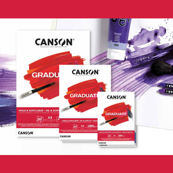 Canson Graduate Oil&Acrylic Skicár 290 g/m², 20 listov