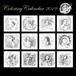 Coloring Calendar 2019 - Grazia Salvo - dopredaj
