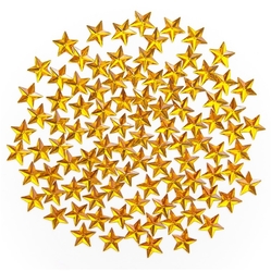 DP Kryštály Dekoračné hviezdičky, 100 ks - zlaté