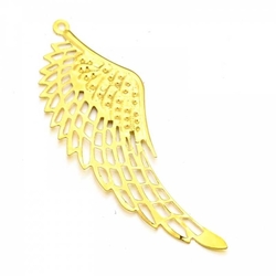 Anjelské krídla, kovové 7 x 2,4 cm, sada 10 ks